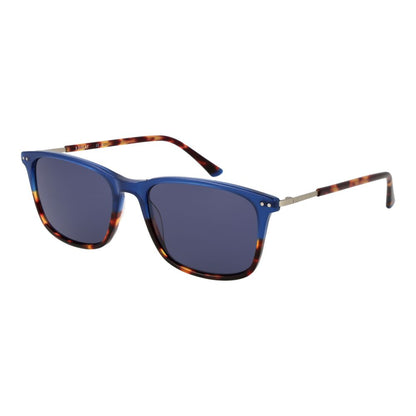 Replay Men’s Sunglasses – Brown Full-Rim Frame, Blue Lenses