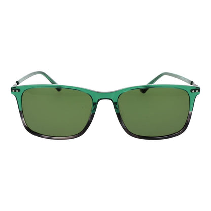Replay Men’s Bicolor Sunglasses – Green Plastic Frame, Green Lenses