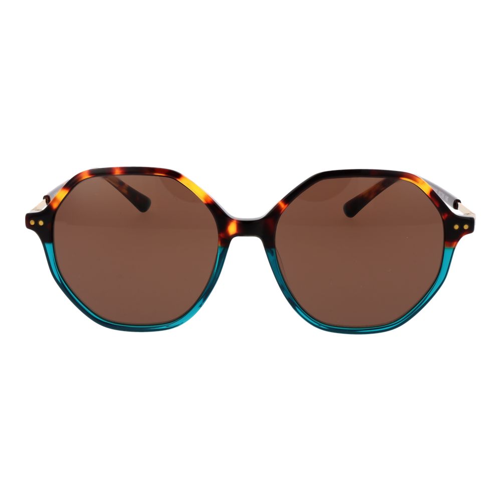 Replay Women’s Sunglasses – Brown Full-Rim Frame, Brown Lenses