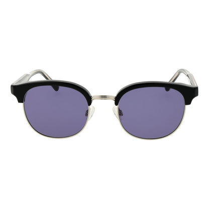 Replay Black Metal Sunglasses – Unisex Full-Rim Frame, Grey Lenses