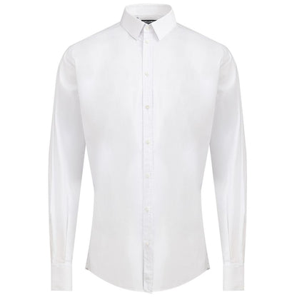 Dolce & Gabbana White Cotton Dress Shirt: Timeless Elegance Redefined