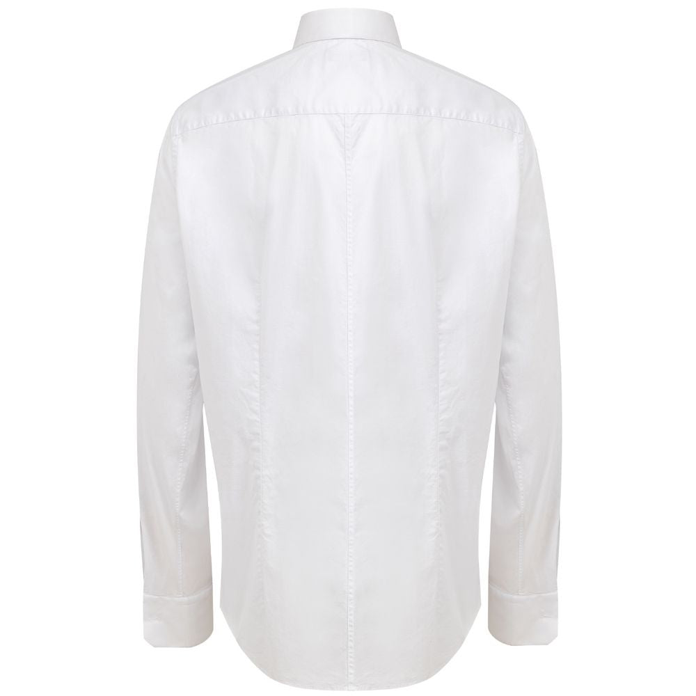 Dolce & Gabbana White Cotton Dress Shirt: Timeless Elegance Redefined