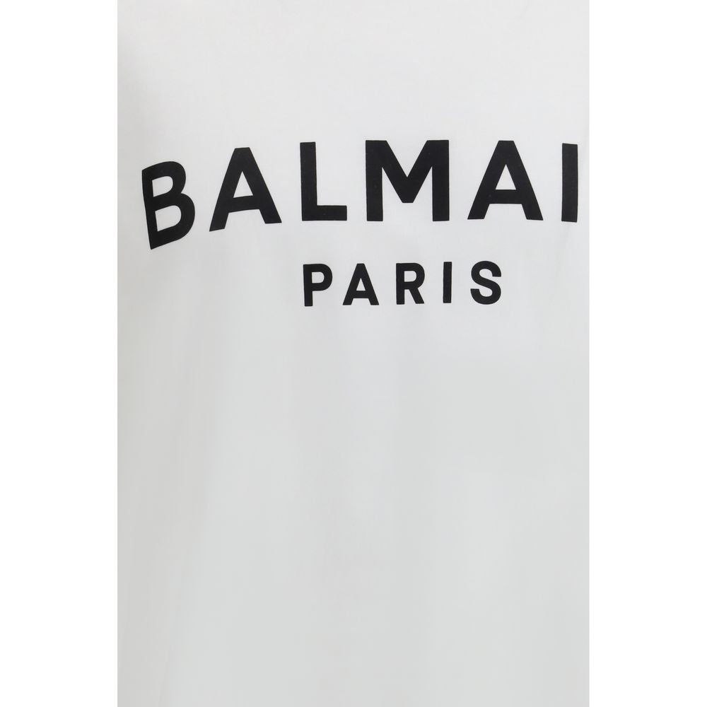 Balmain White Cotton T-Shirt - Effortless Luxury
