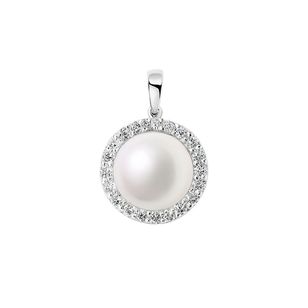 DIAMONFIRE Gray Silver Necklace – Elegance Redefined
