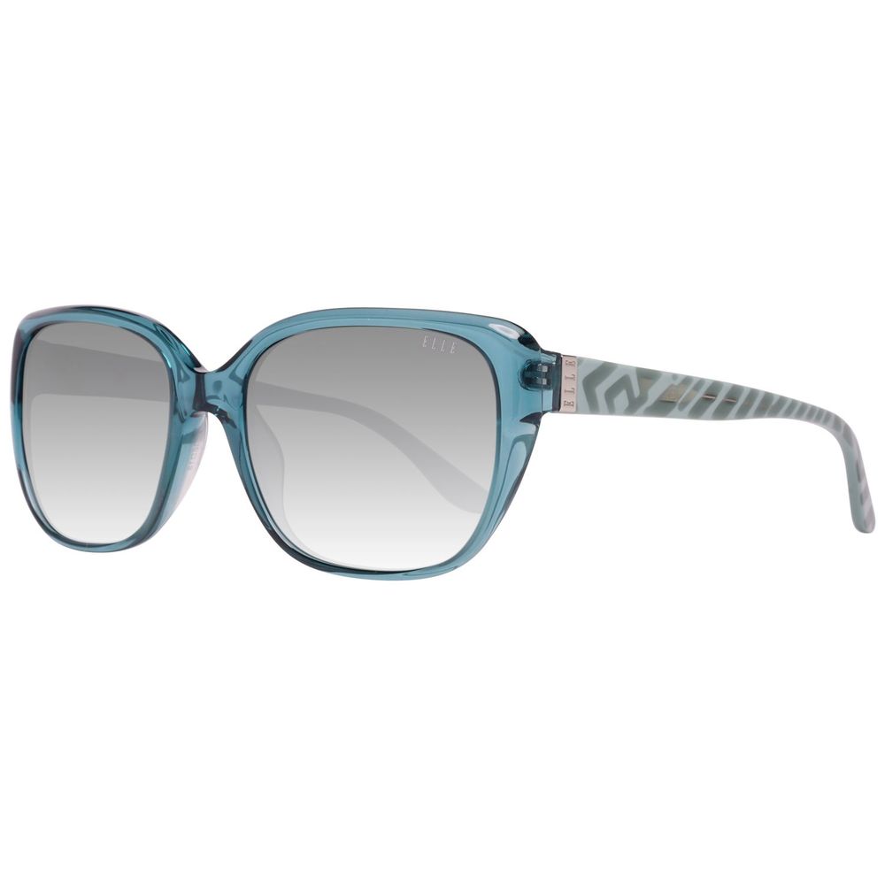 ELLE Women’s Sunglasses – Blue Plastic Frame, Grey Lenses