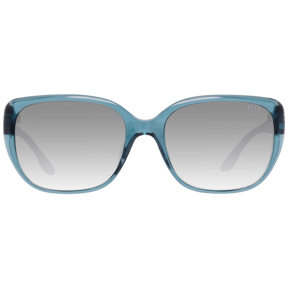 ELLE Women’s Sunglasses – Blue Plastic Frame, Grey Lenses