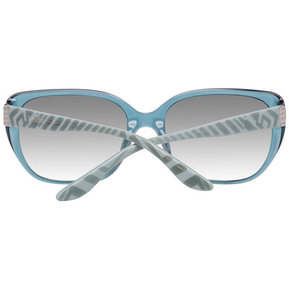 ELLE Women’s Sunglasses – Blue Plastic Frame, Grey Lenses