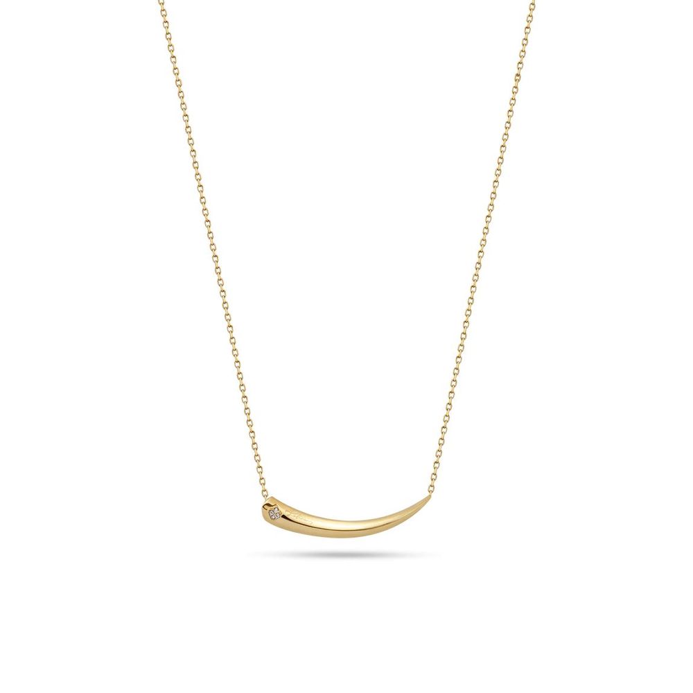 Police Gold Stainless Steel Necklace for Women