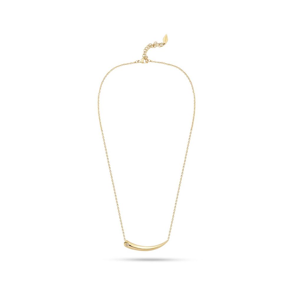 Police Gold Stainless Steel Necklace for Women