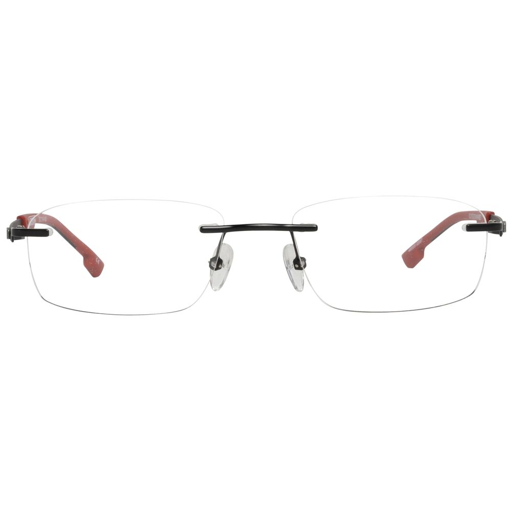 QUIKSILVER Grey Metal Glasses – Square Frame, 53mm