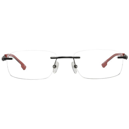 QUIKSILVER Grey Metal Glasses – Square Frame, 53mm