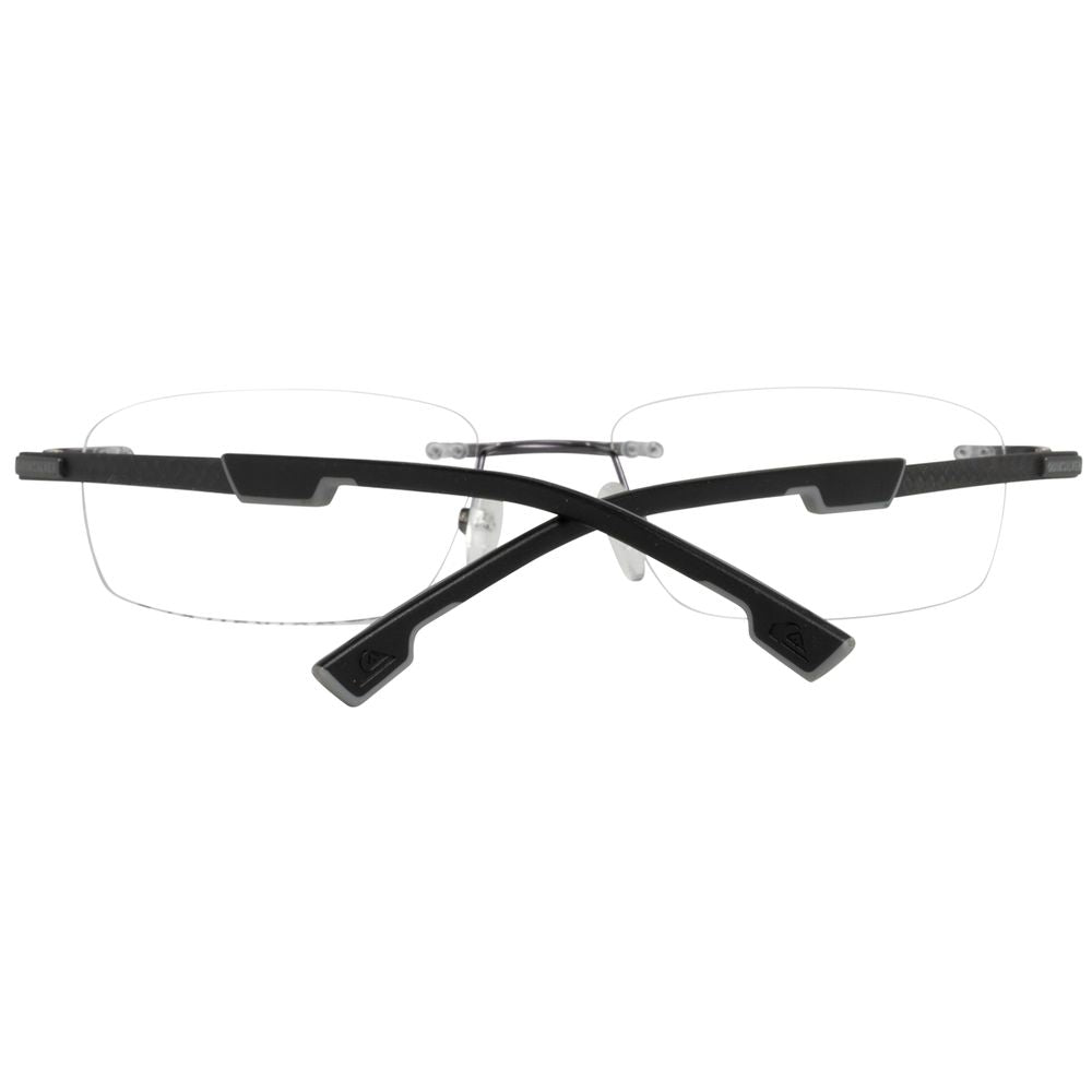 QUIKSILVER Gray Metal Glasses – Square Demo Lens Frames, 53mm