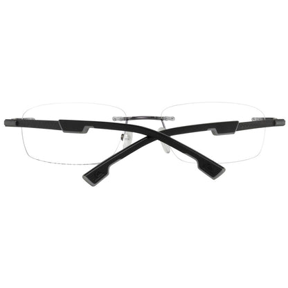 QUIKSILVER Gray Metal Glasses – Square Demo Lens Frames, 53mm