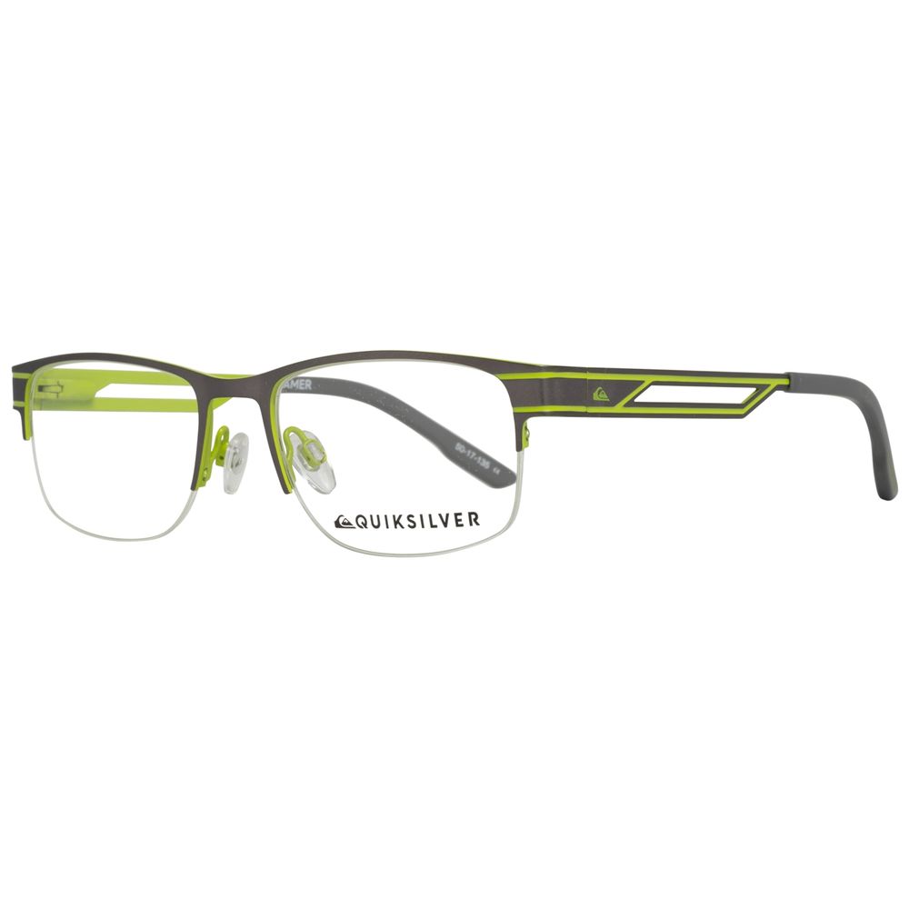 QUIKSILVER Bicolor Metal Glasses – Green Full-Rim Frame, 50mm