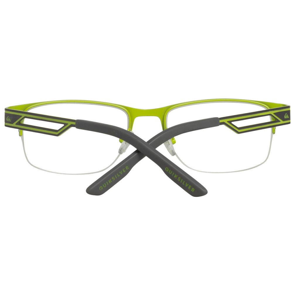 QUIKSILVER Bicolor Metal Glasses – Green Full-Rim Frame, 50mm