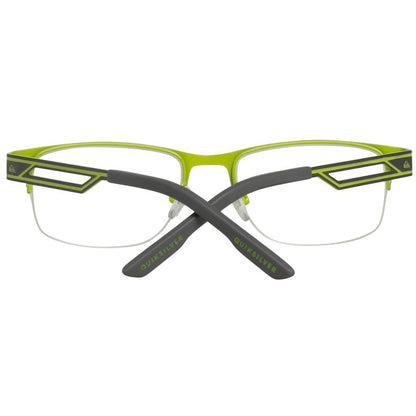 QUIKSILVER Bicolor Metal Glasses – Green Full-Rim Frame, 50mm