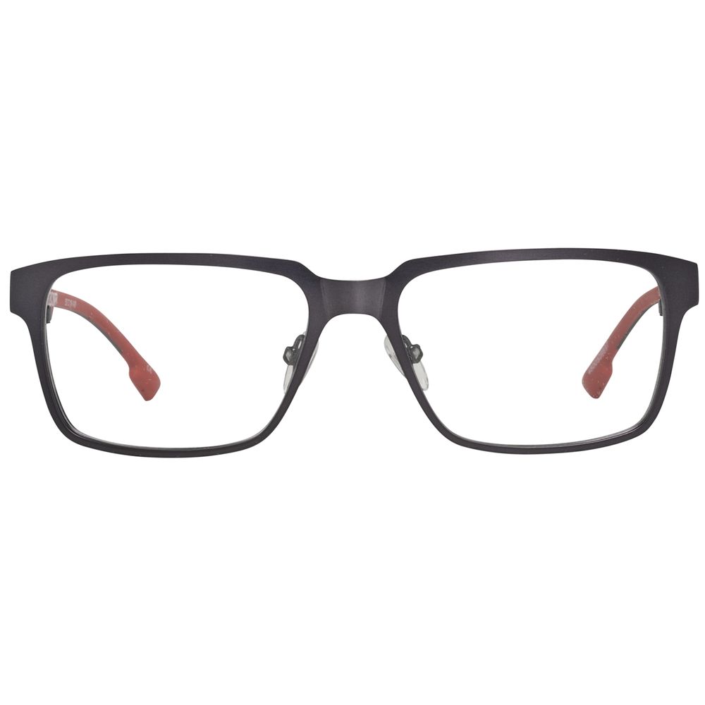 QUIKSILVER Gray Metal Glasses – Square Full-Rim Frame, 52mm