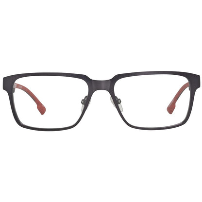 QUIKSILVER Gray Metal Glasses – Square Full-Rim Frame, 52mm