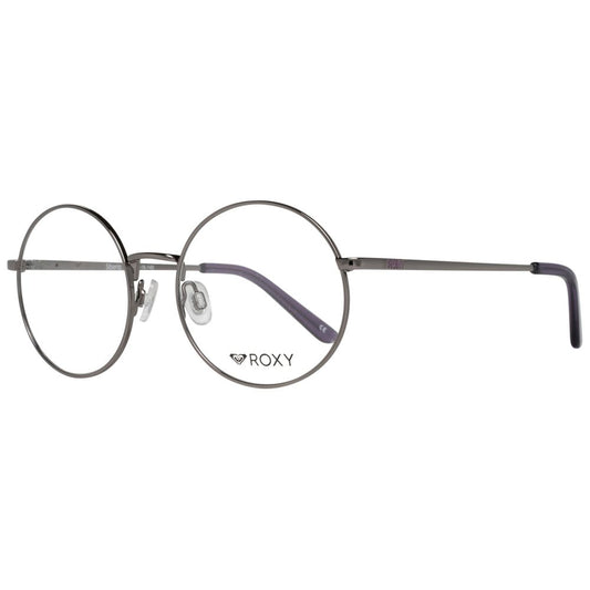 ROXY Women’s Optical Glasses – Grey Metal Square Frame, 49mm