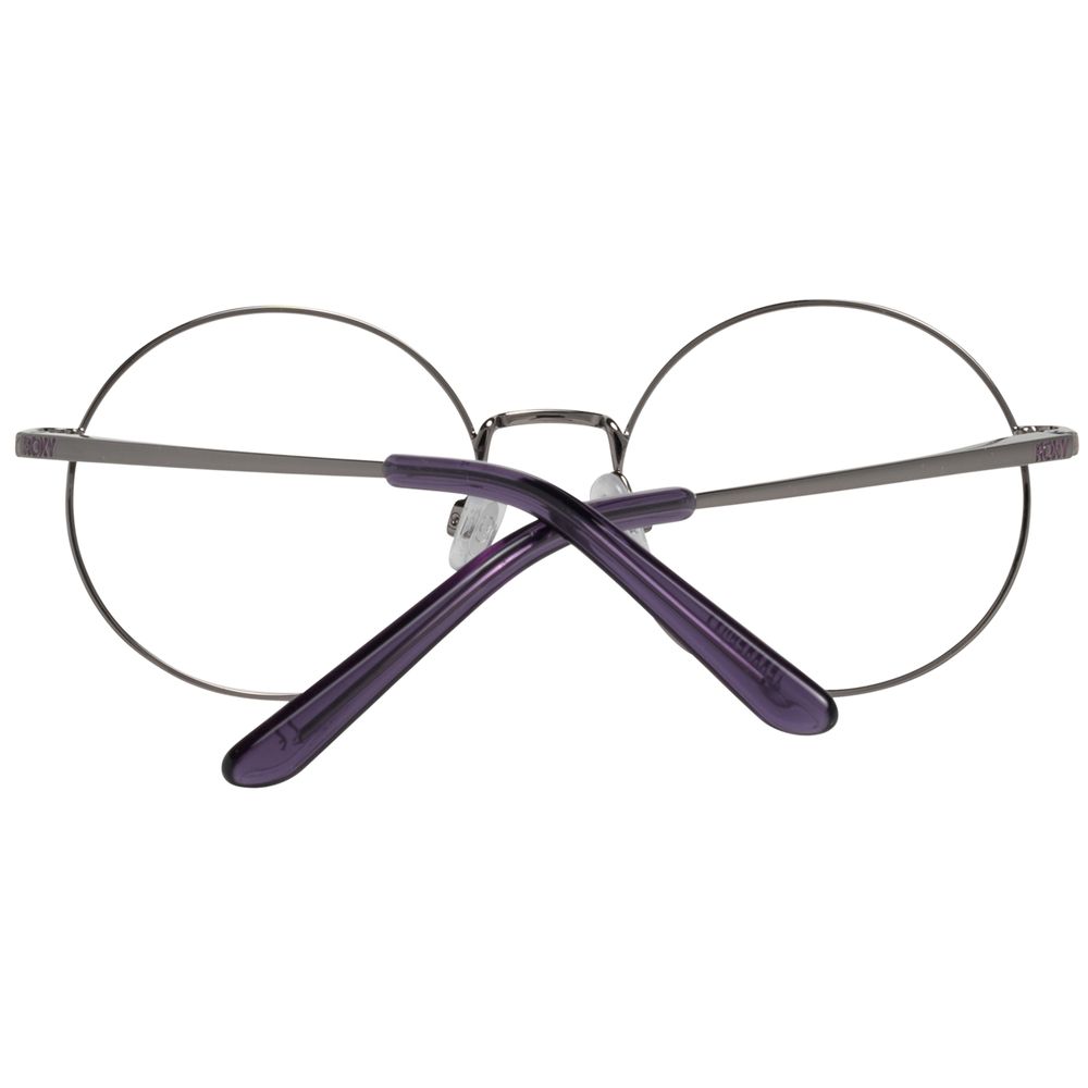 ROXY Women’s Optical Glasses – Grey Metal Square Frame, 49mm