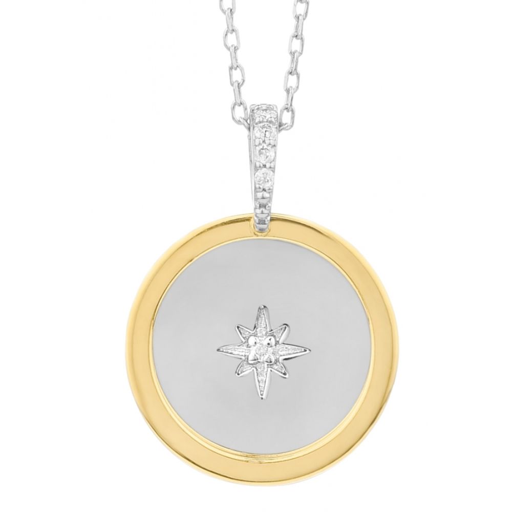 SECRECY Gray Silver Necklace - Elegant Sterling Silver Design