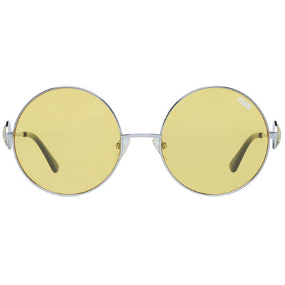 Victoria's Secret Women's Sunglasses – Silver Metal Frame, Round Lenses
