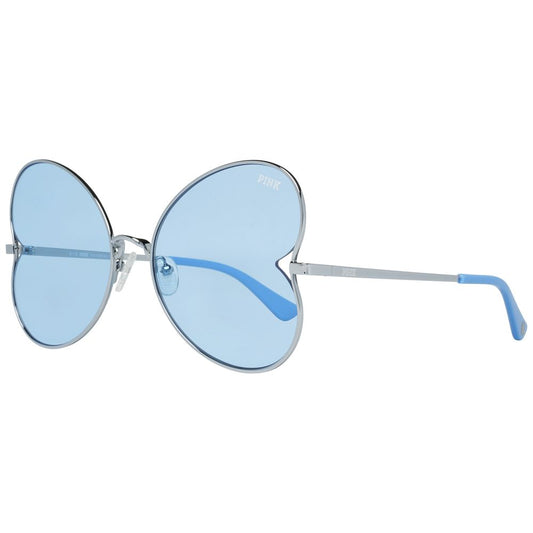 Victoria's Secret Women's Silver Metal Sunglasses – Stylish Butterfly Design