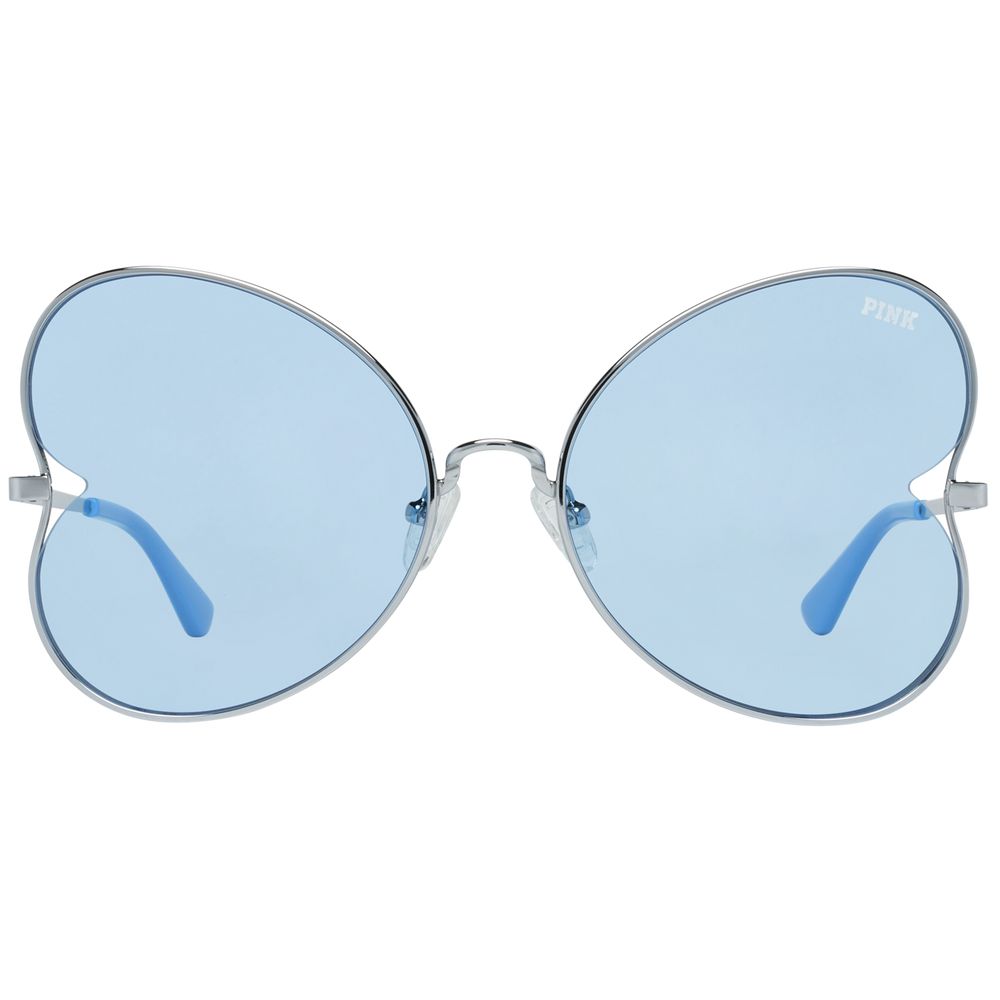 Victoria's Secret Women's Silver Metal Sunglasses – Stylish Butterfly Design