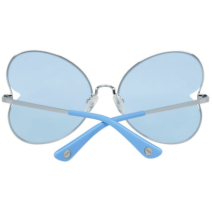 Victoria's Secret Women's Silver Metal Sunglasses – Stylish Butterfly Design