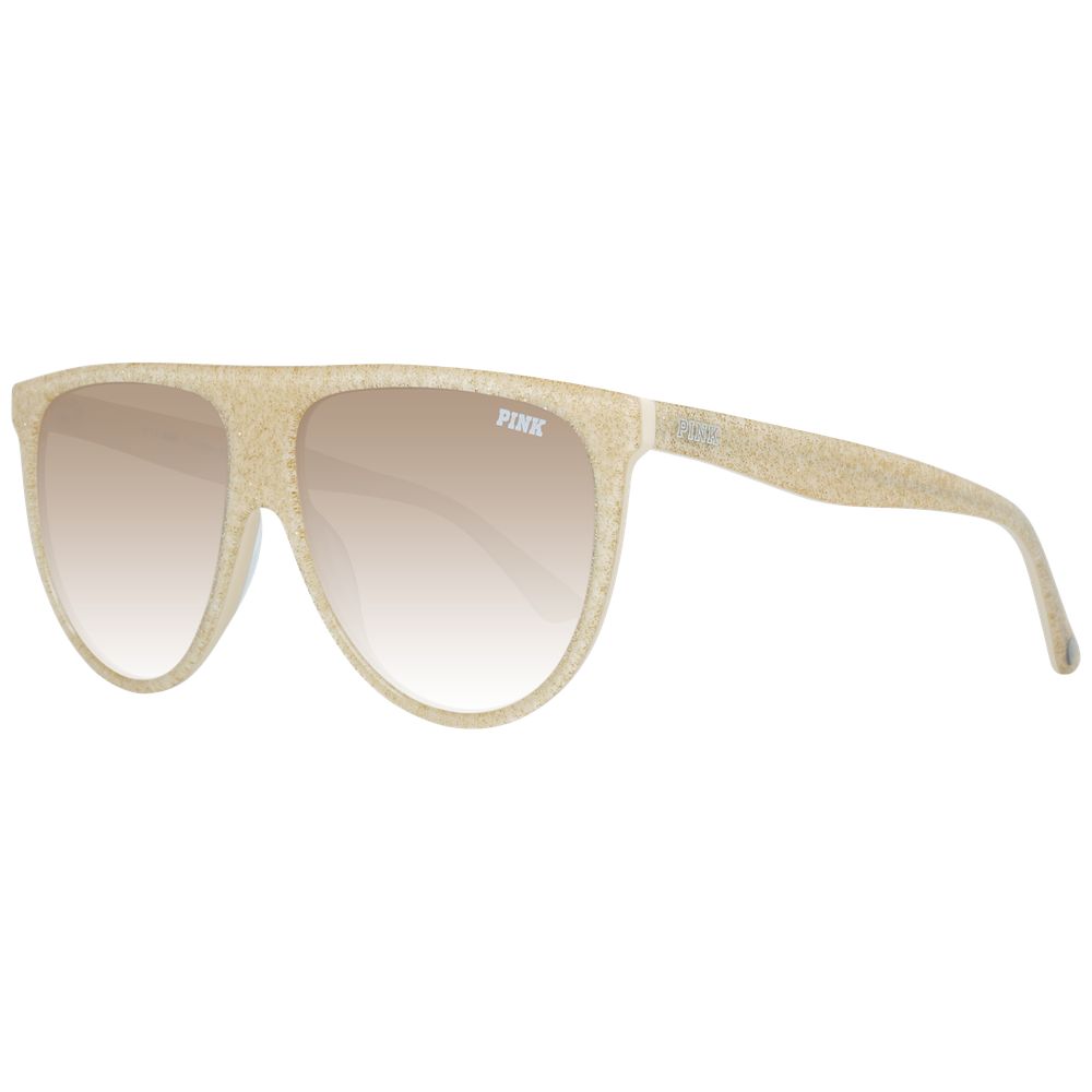 Victoria's Secret Women's Sunglasses – Brown Oval Frame, Gradient Lenses