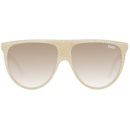 Victoria's Secret Women's Sunglasses – Brown Oval Frame, Gradient Lenses