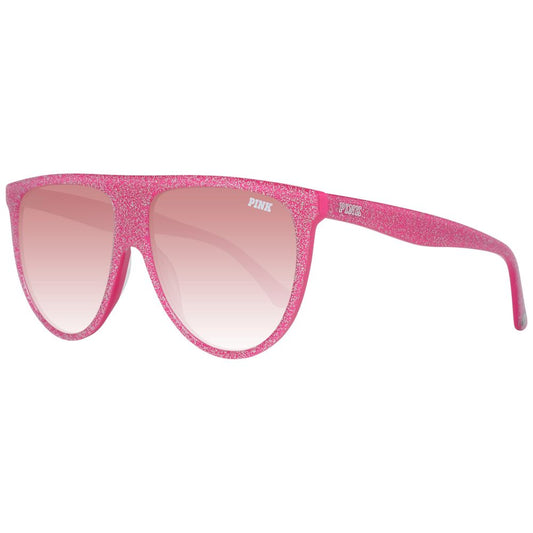 Victoria's Secret Pink Women’s Sunglasses – Rose Oval Frames with Gradient Lenses