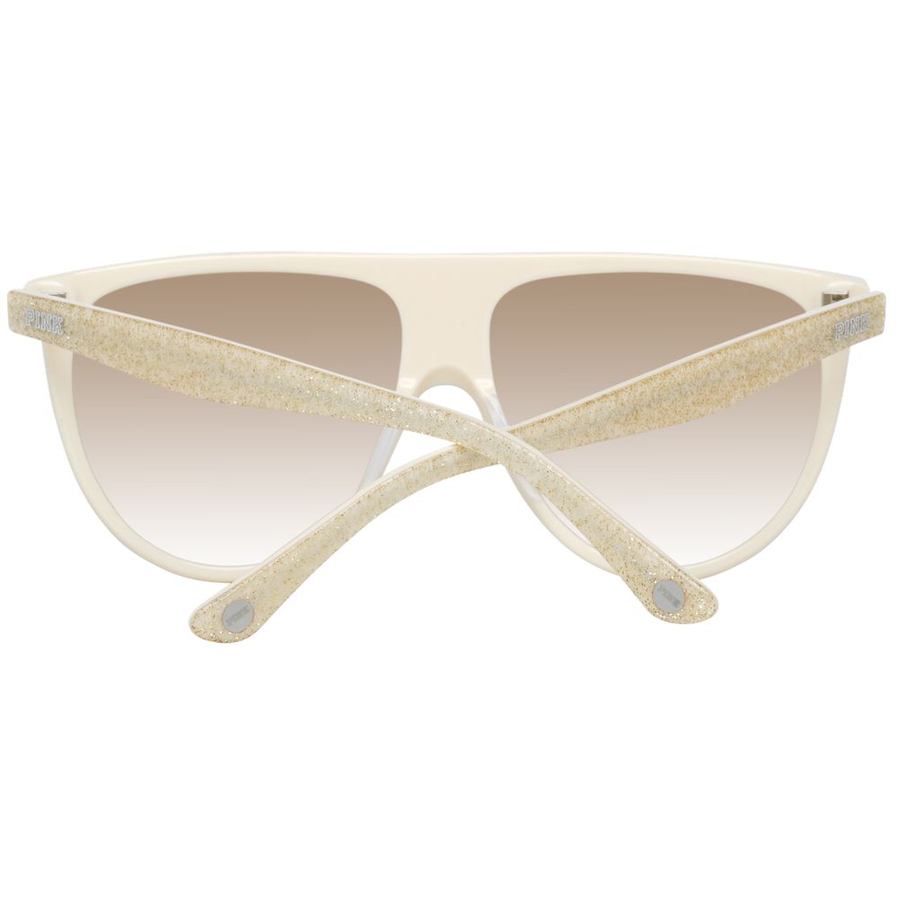 Victoria's Secret Women's Sunglasses – Brown Oval Frame, Gradient Lenses