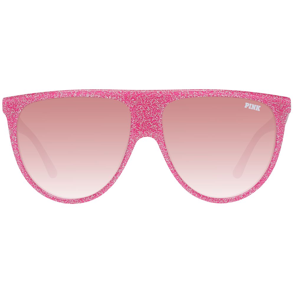 Victoria's Secret Pink Women’s Sunglasses – Rose Oval Frames with Gradient Lenses
