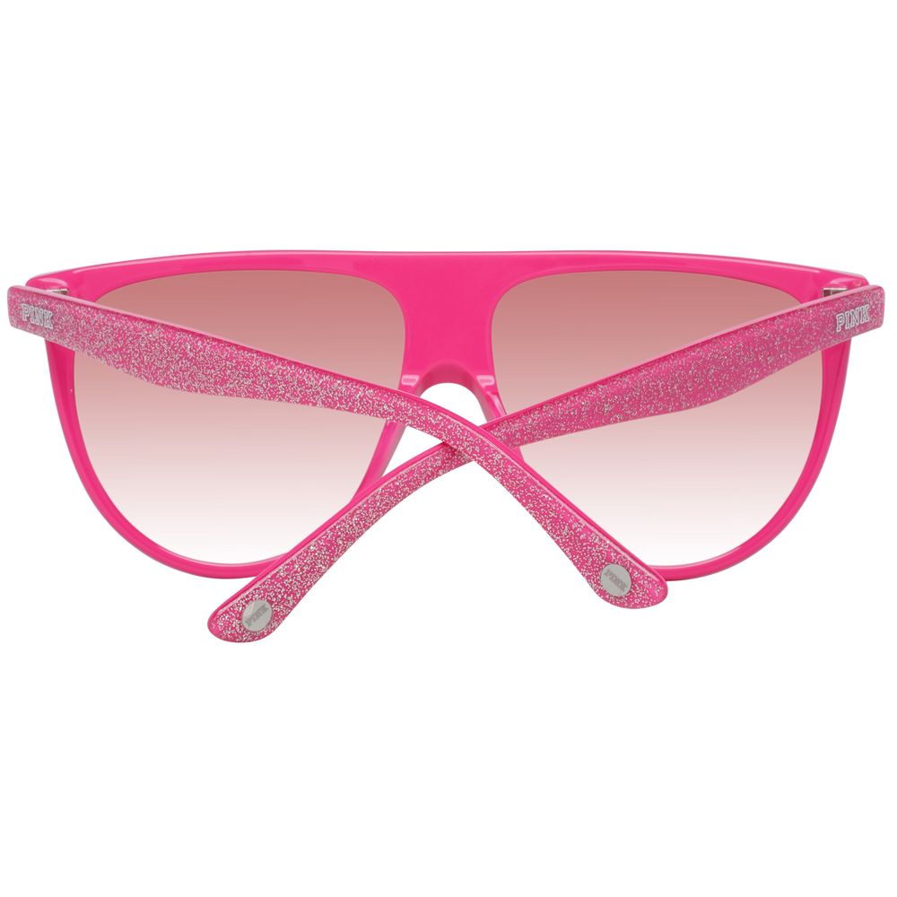 Victoria's Secret Pink Women’s Sunglasses – Rose Oval Frames with Gradient Lenses