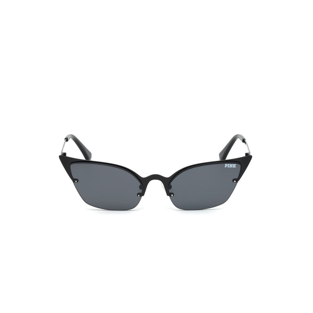 Victoria's Secret Black Metal Sunglasses – Flattering Rimless Design