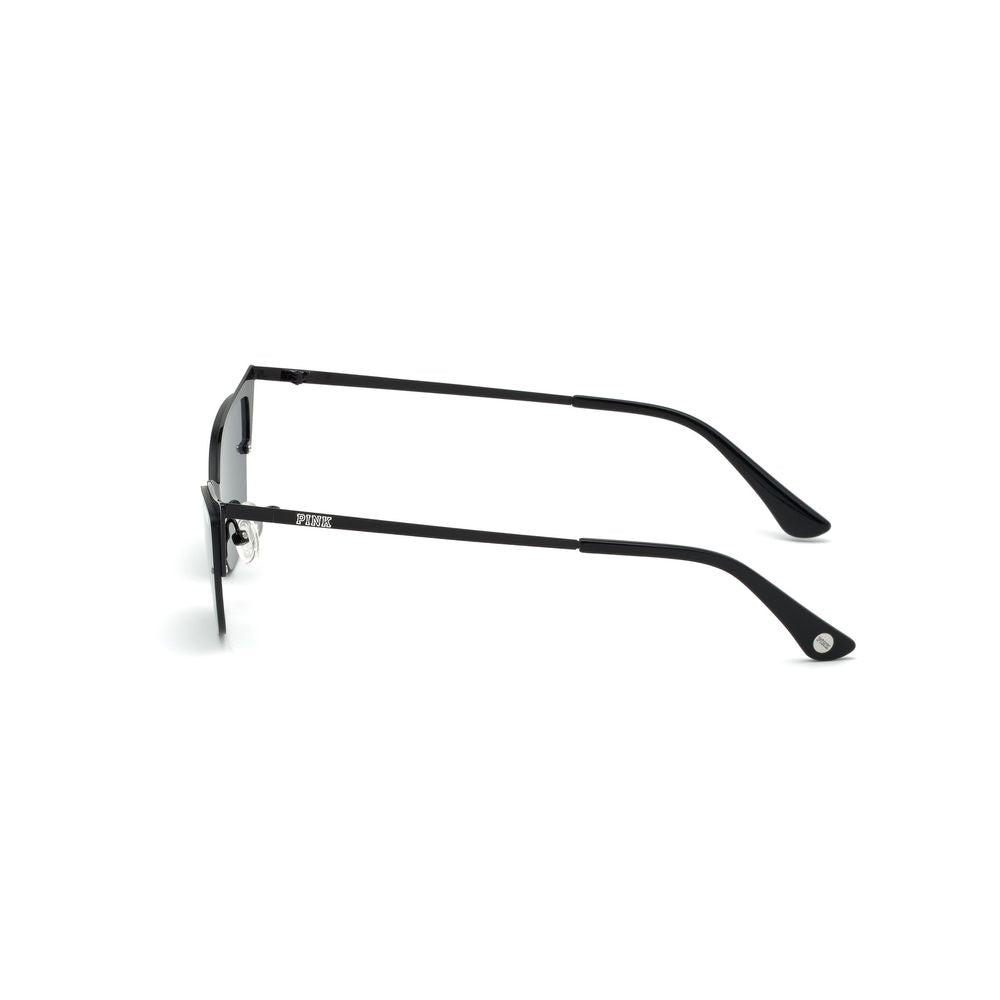 Victoria's Secret Black Metal Sunglasses – Flattering Rimless Design