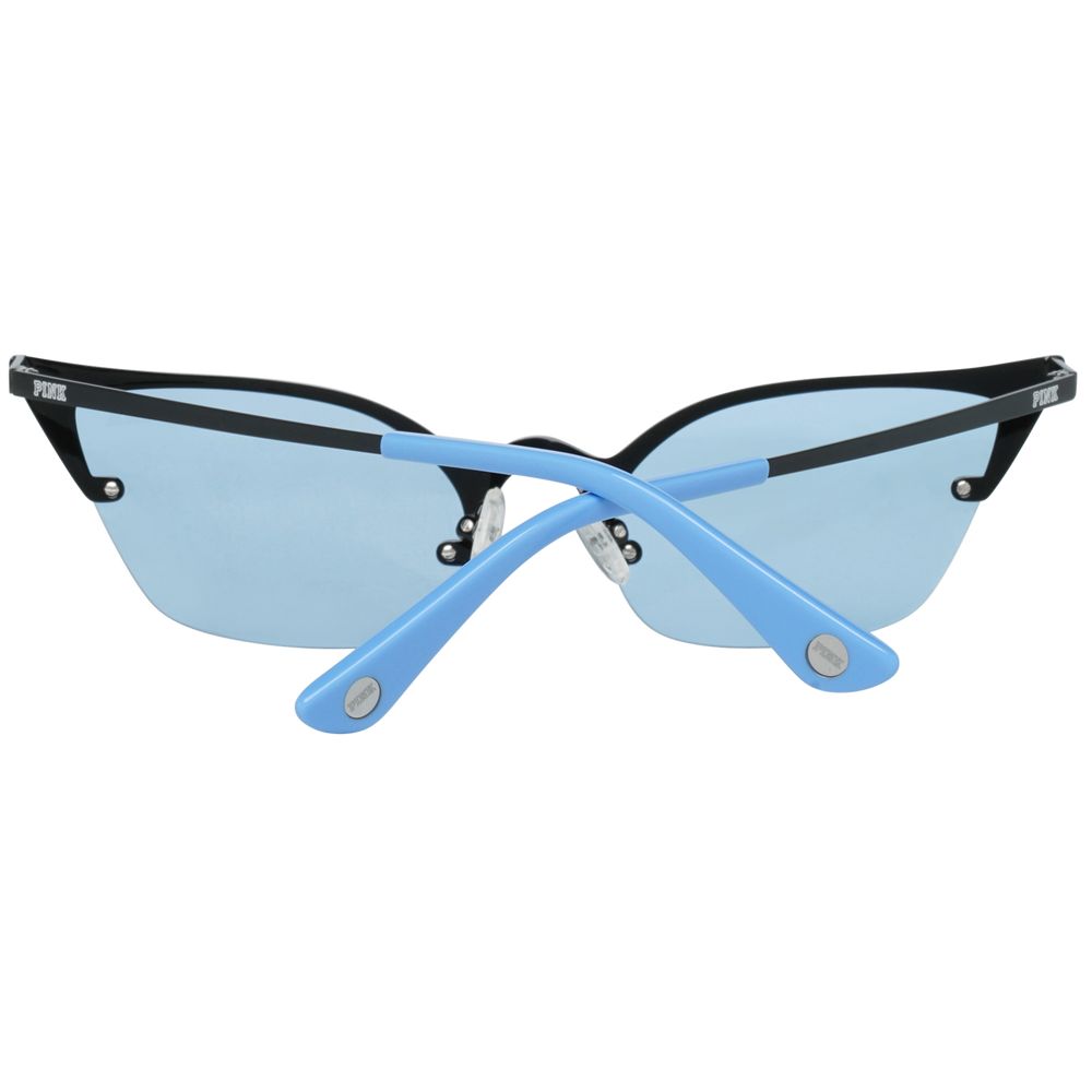 Victoria’s Secret Women’s Sunglasses – Black Metal Frame, Blue Lenses