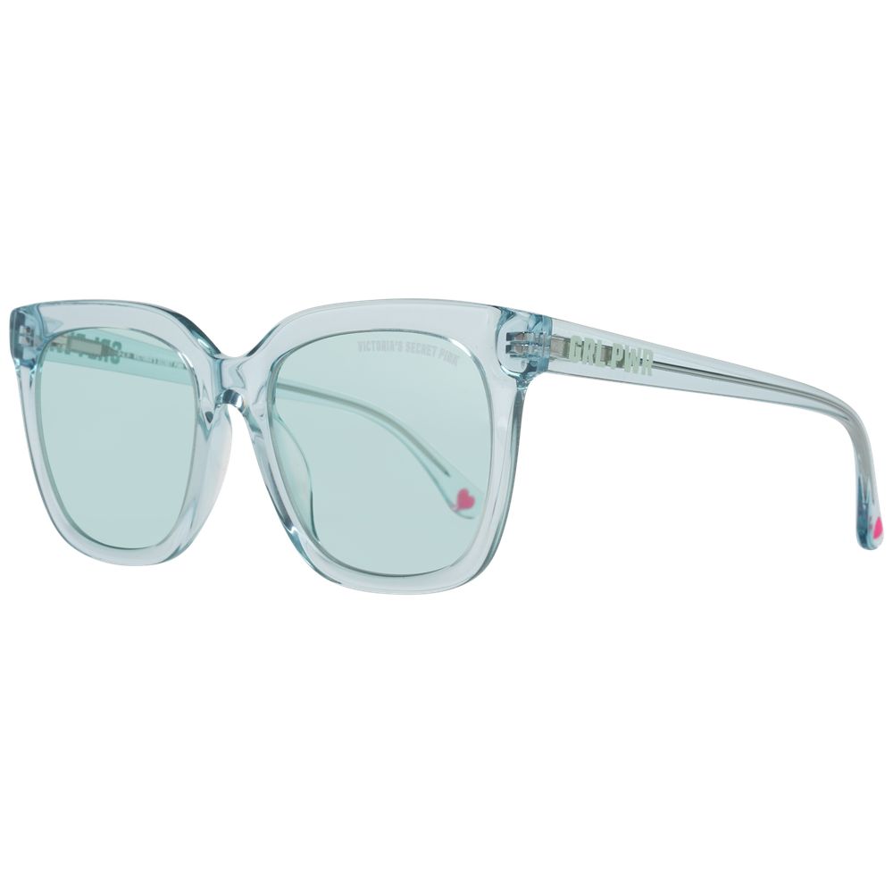 Victoria's Secret Women's Sunglasses – Blue Plastic Frame, 100% UV Protection