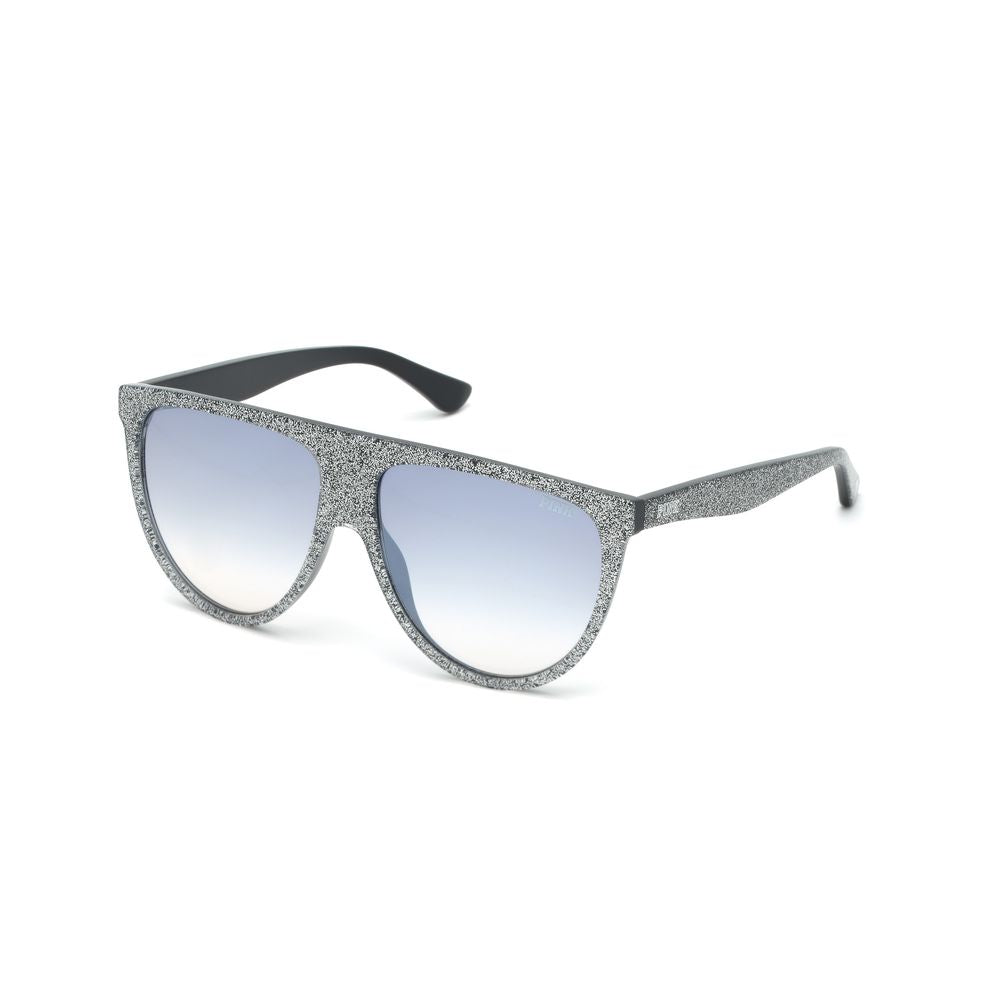 Victoria's Secret Women’s Sunglasses – White Acetate Frame, Grey Lenses