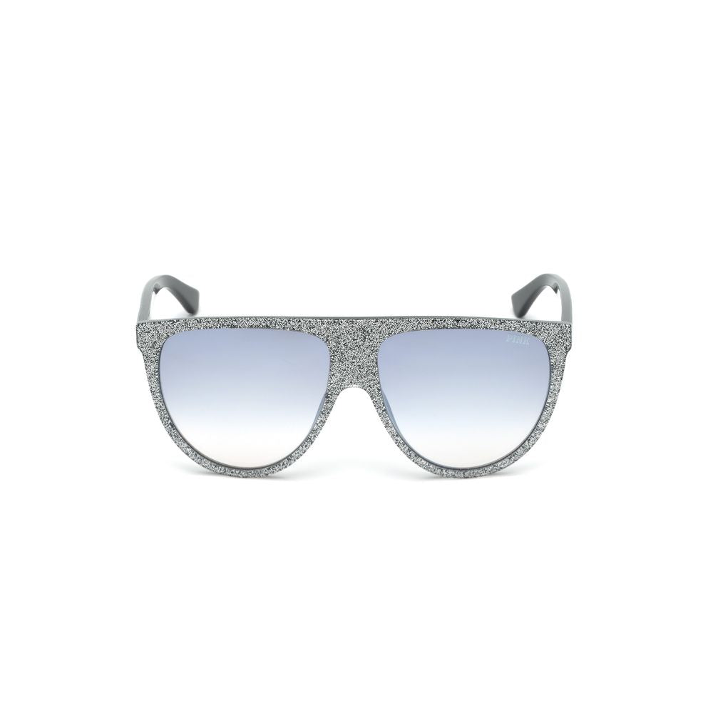 Victoria's Secret Women’s Sunglasses – White Acetate Frame, Grey Lenses