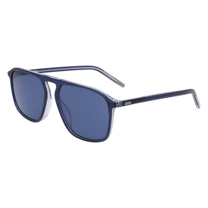 ZEISS Men’s Sunglasses – Blue Acetate Frame, Filter 3 Lenses