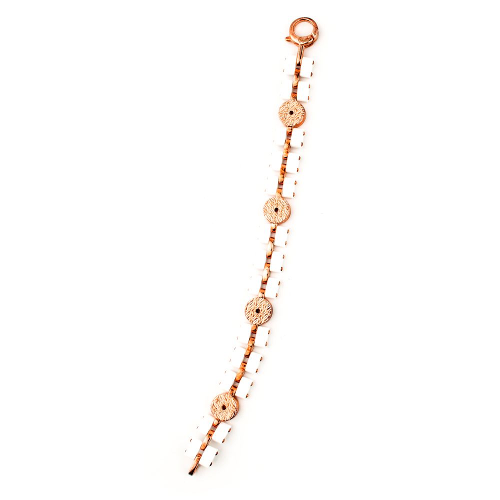 GC Bicolor Silver Bracelet for Women - Elegant Charm