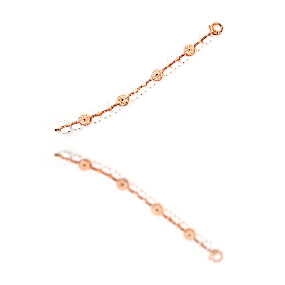 GC Bicolor Silver Bracelet for Women - Elegant Charm