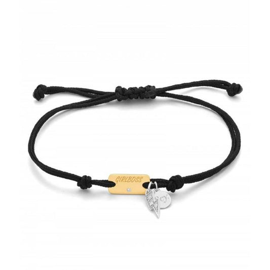SECRECY Black Nylon Bracelet