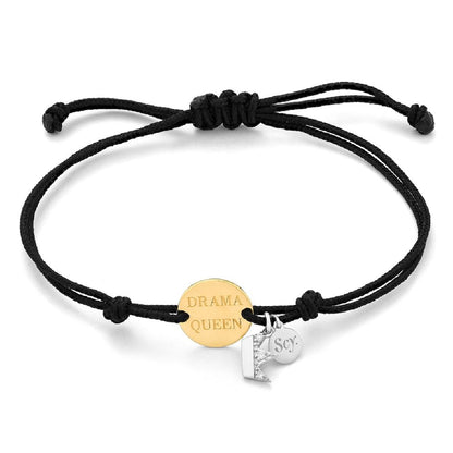 SECRECY Black Nylon Bracelet