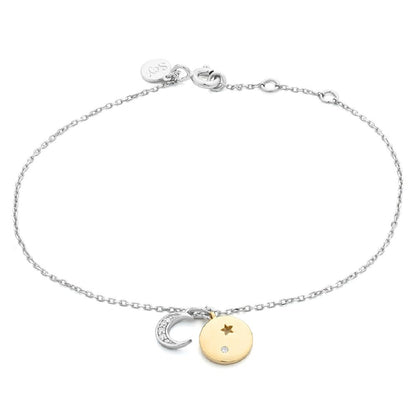 SECRECY Gray Silver Bracelet - Timeless Elegance