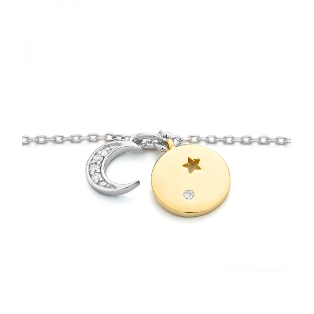 SECRECY Gray Silver Bracelet - Timeless Elegance