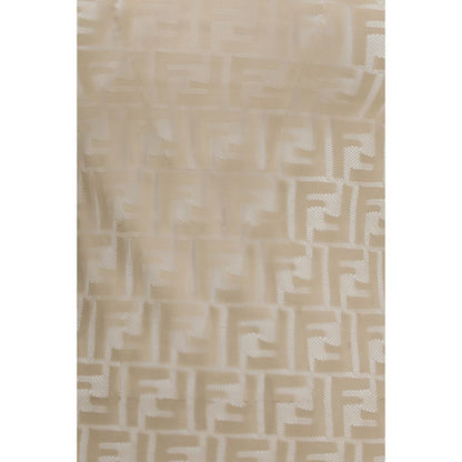 Fendi FF Lace Multicolor Polyamide Top