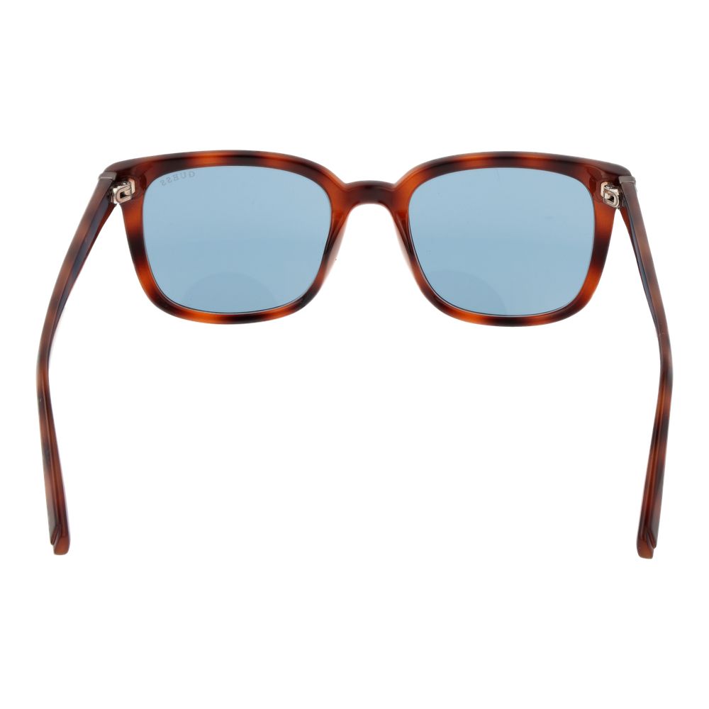 Guess Women’s Sunglasses – Brown Full-Rim Frame, Blue Lenses